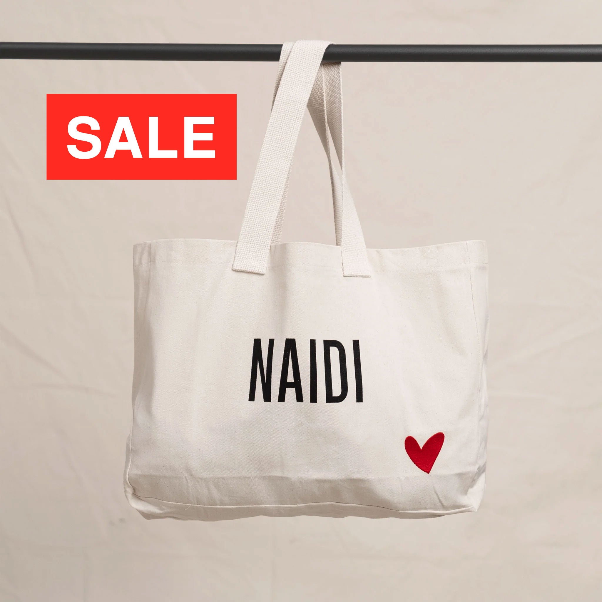 Canvas Bag mit Herz Logo (XL)