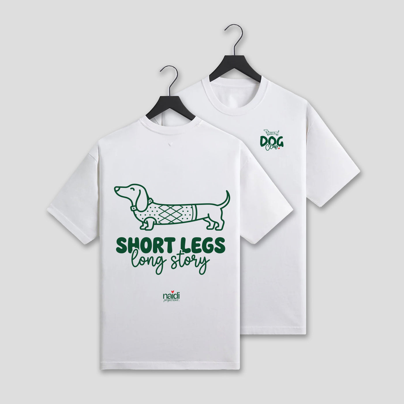 NAIDI Dog Short Legs Tee (limitiert)