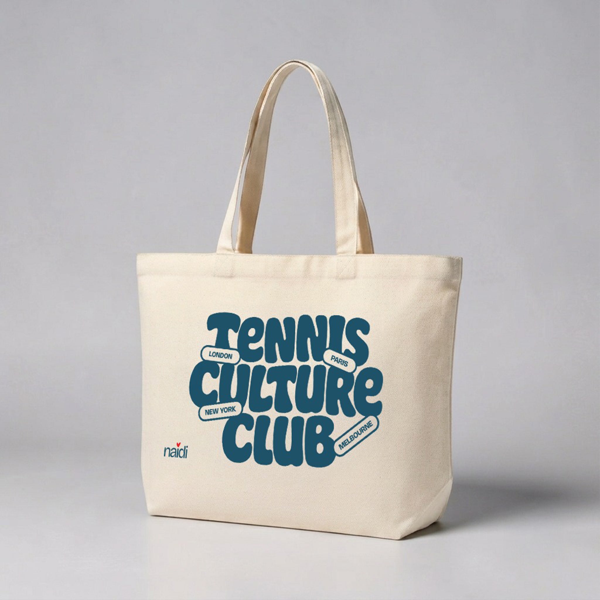 NAIDI Tennis Club Logo Shopping Bag