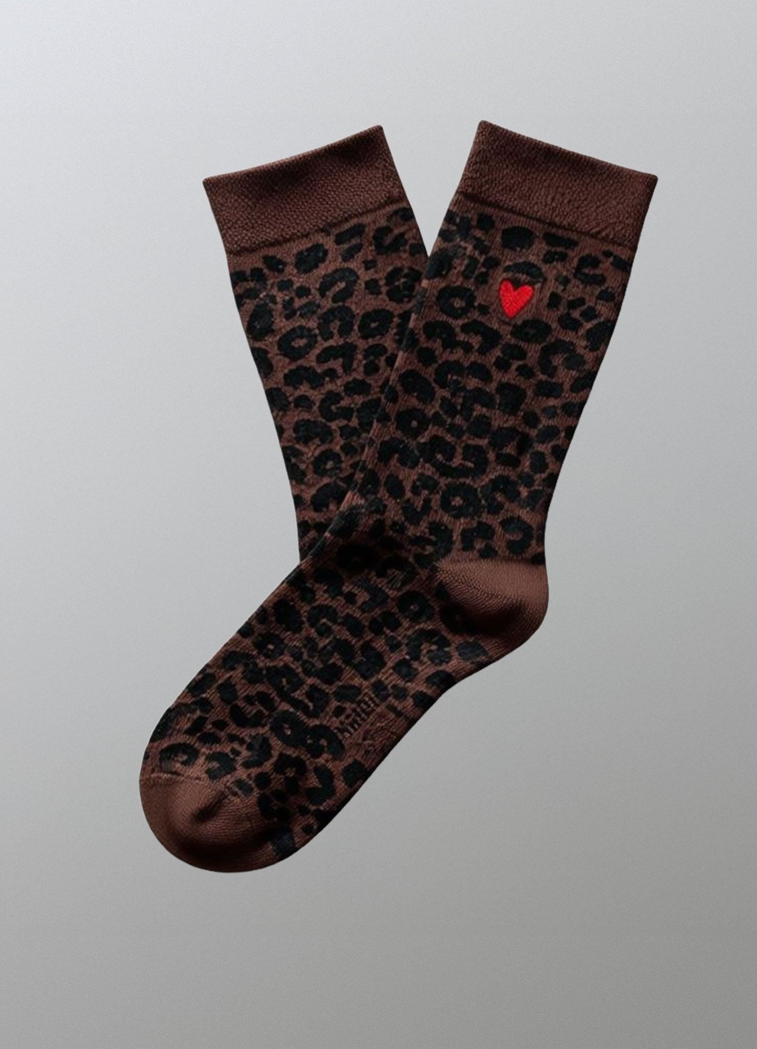Damen Leo Socken aus Baumwolle mit Herz Logo