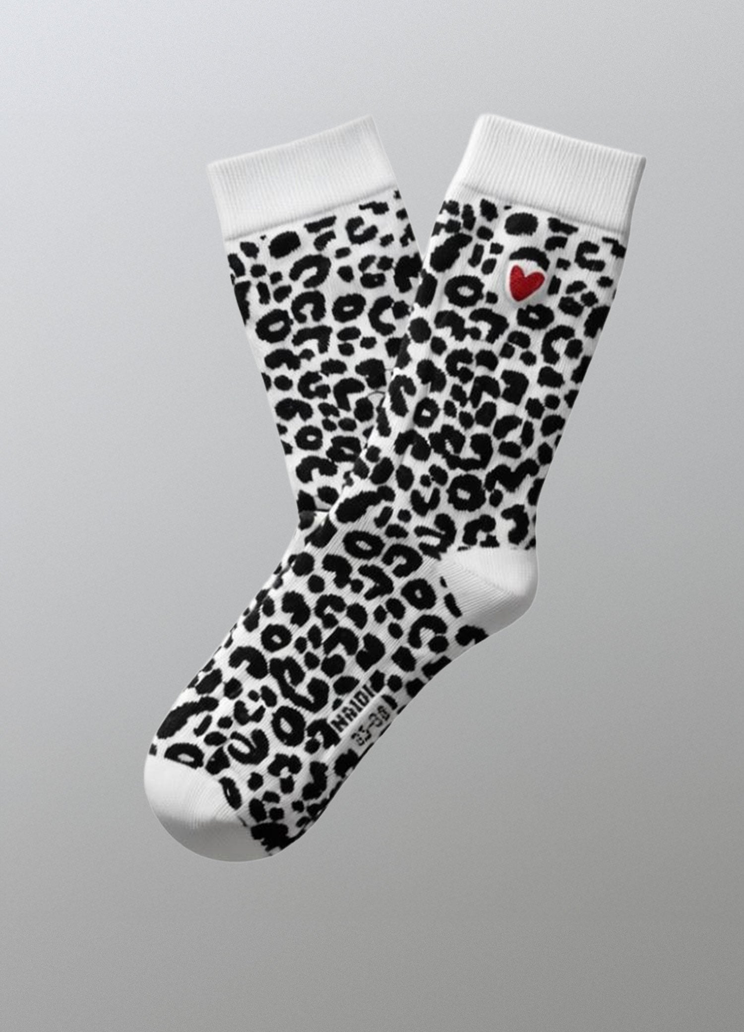 Damen Leo Socken aus Baumwolle mit Herz Logo