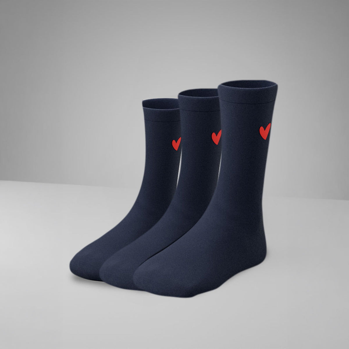 Socken aus Baumwolle mit Herz Logo (Multipack)