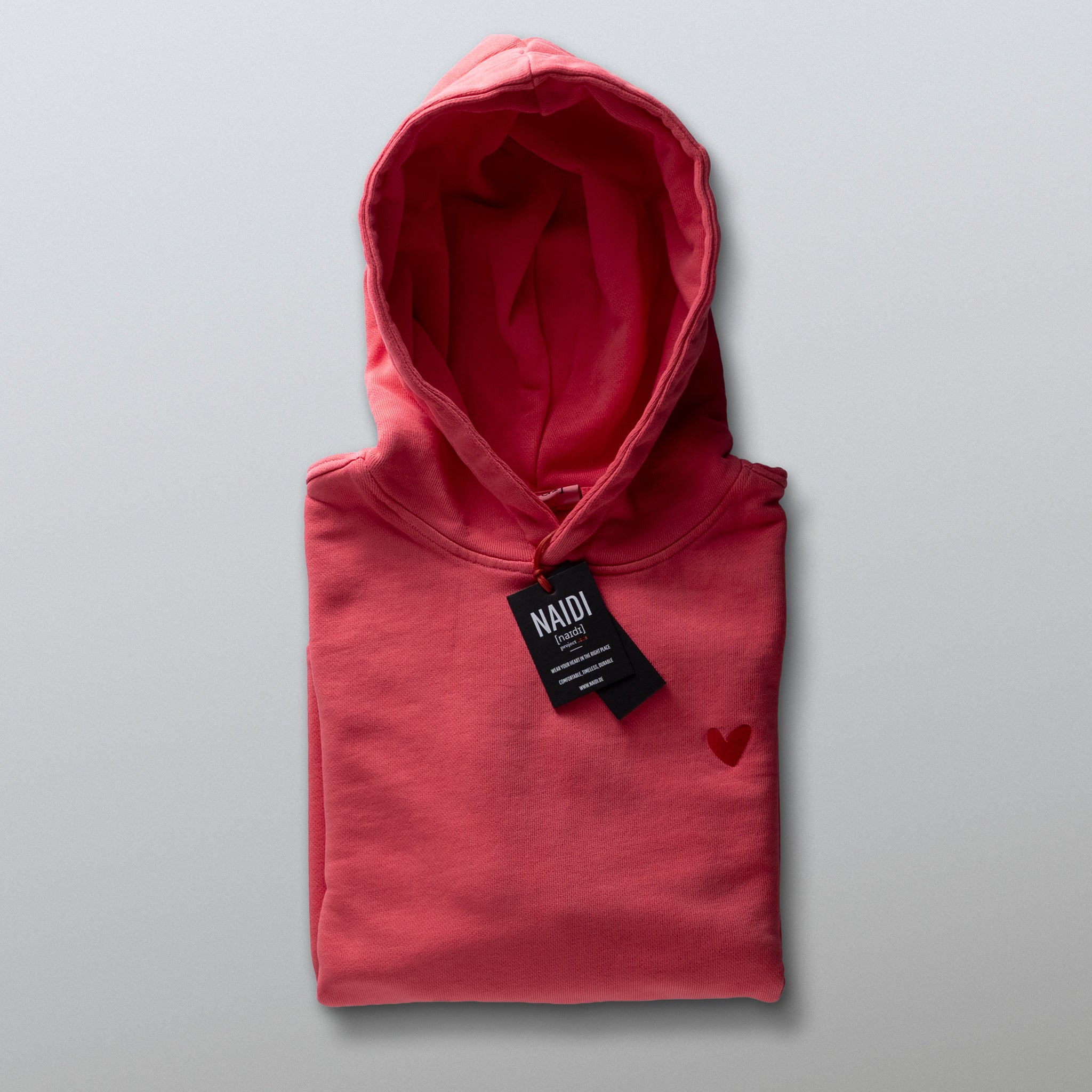 Oversized Hoodie mit Herz Logo