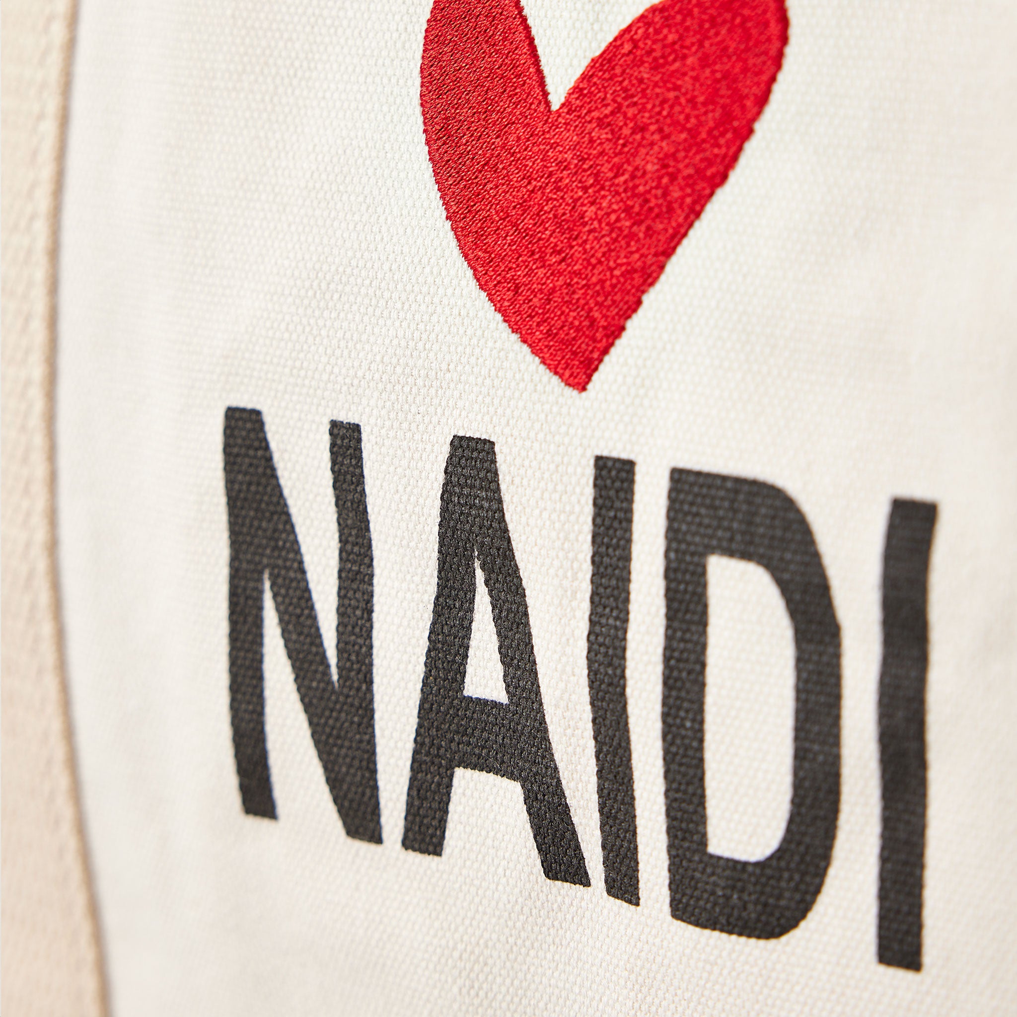 Tote Bag mit Herz Logo & Reißverschluss