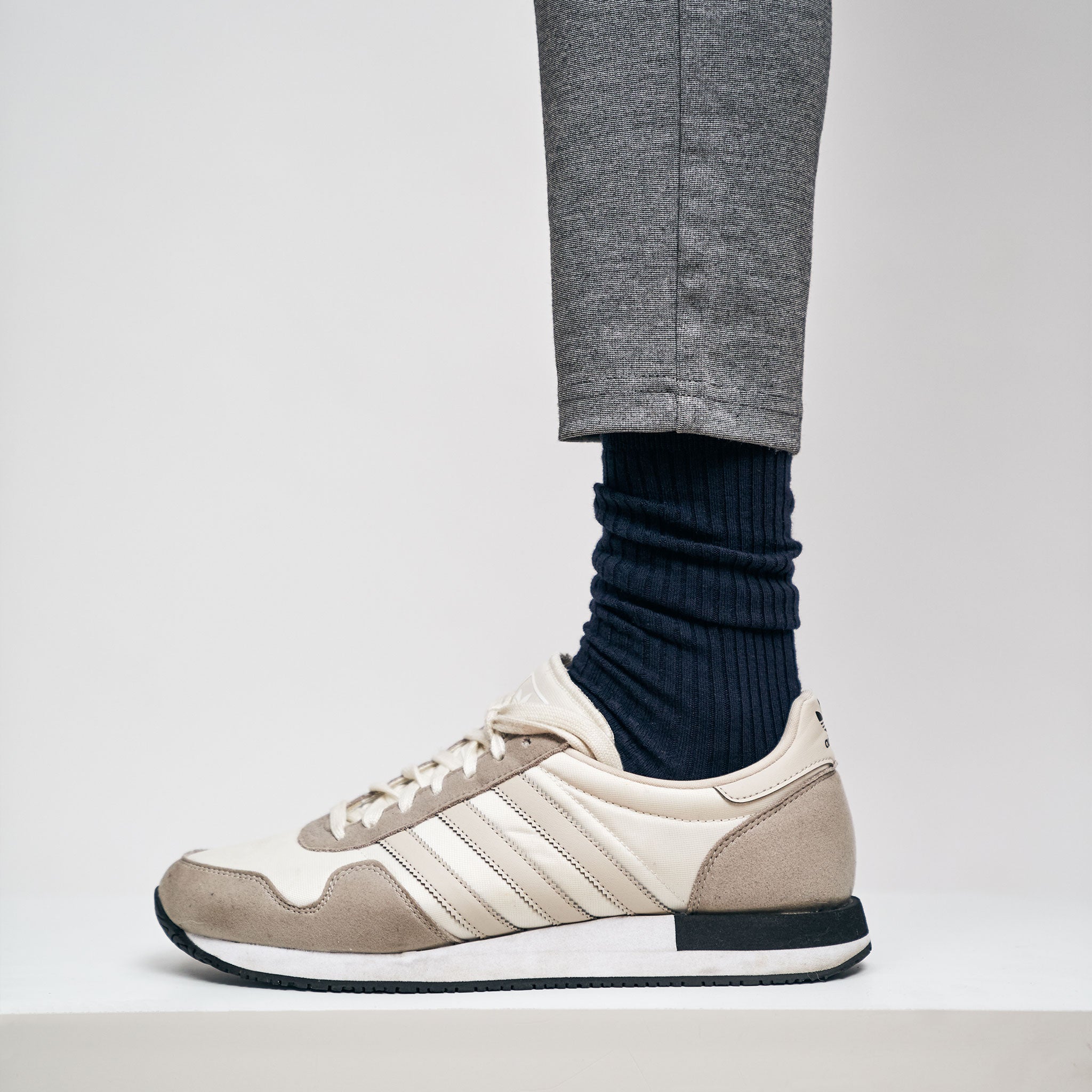 Gerippte Socken aus Baumwolle 3er Pack