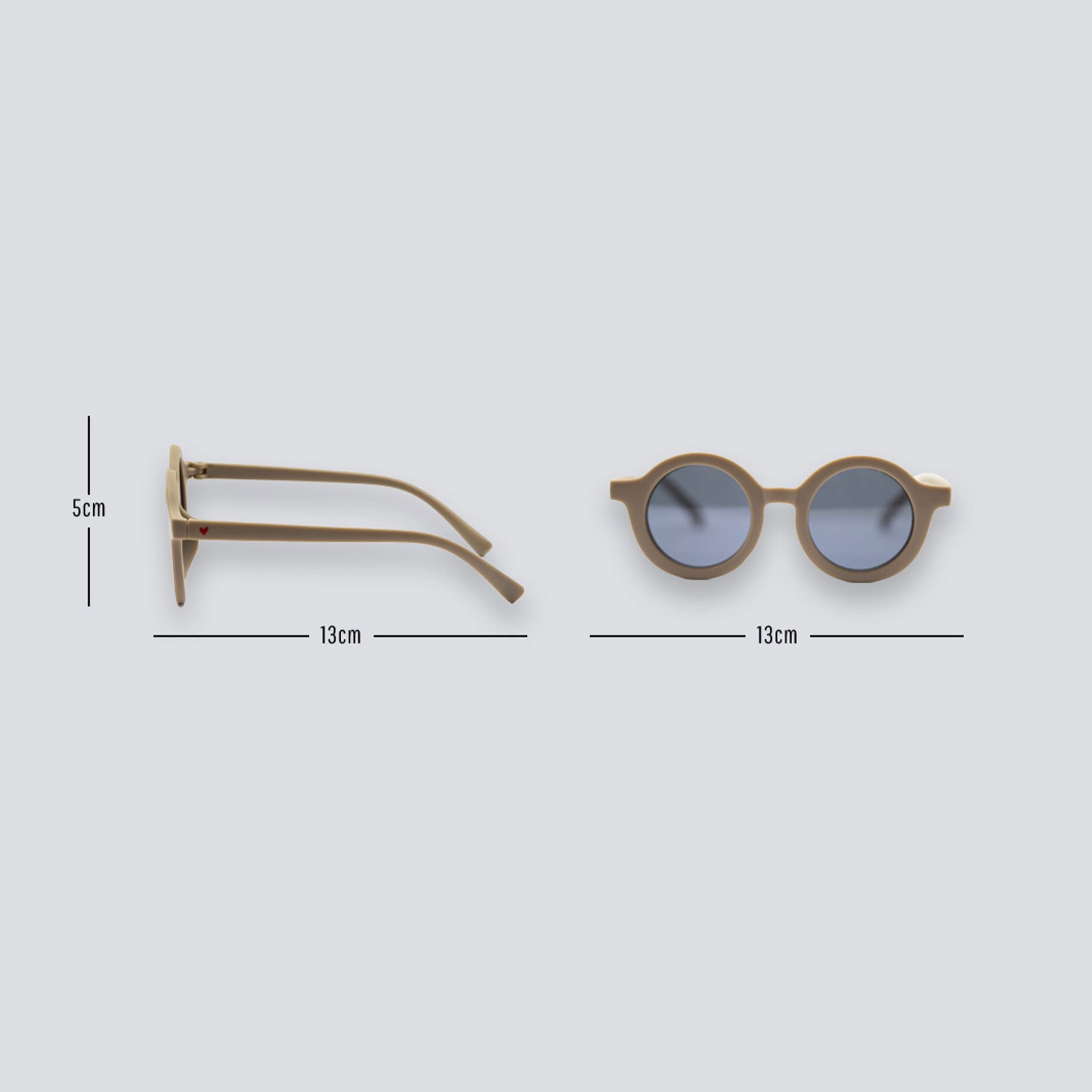 Kinder Sonnenbrille mit Herz Logo