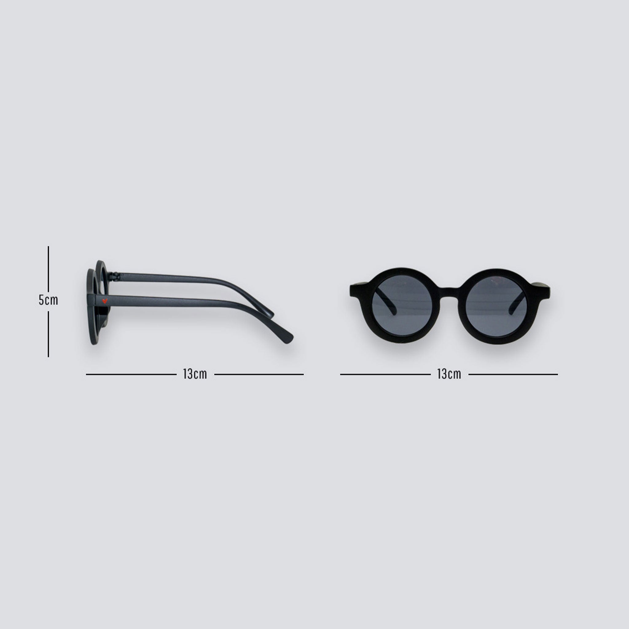 Kinder Sonnenbrille mit Herz Logo