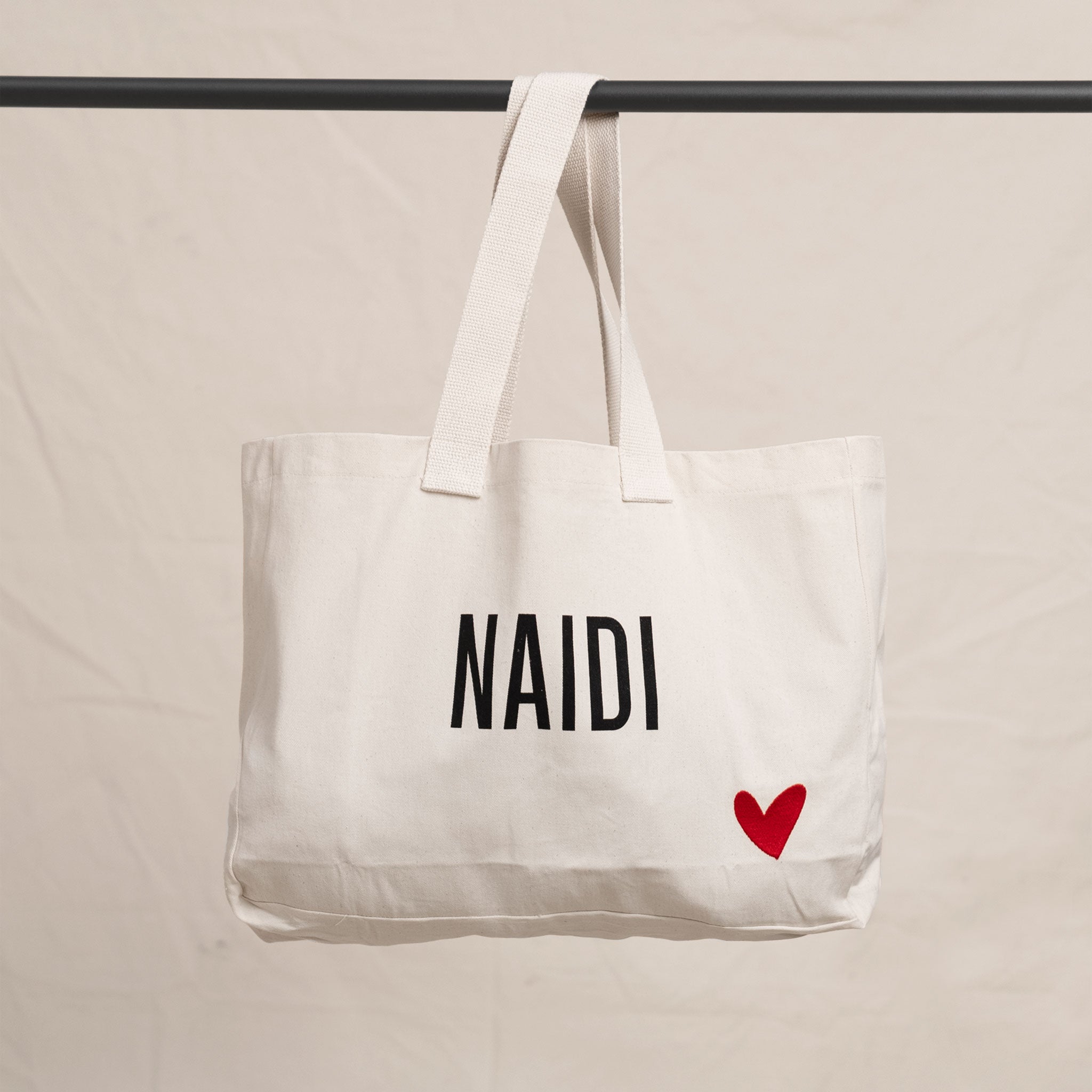 Canvas Bag mit Herz Logo (XL)