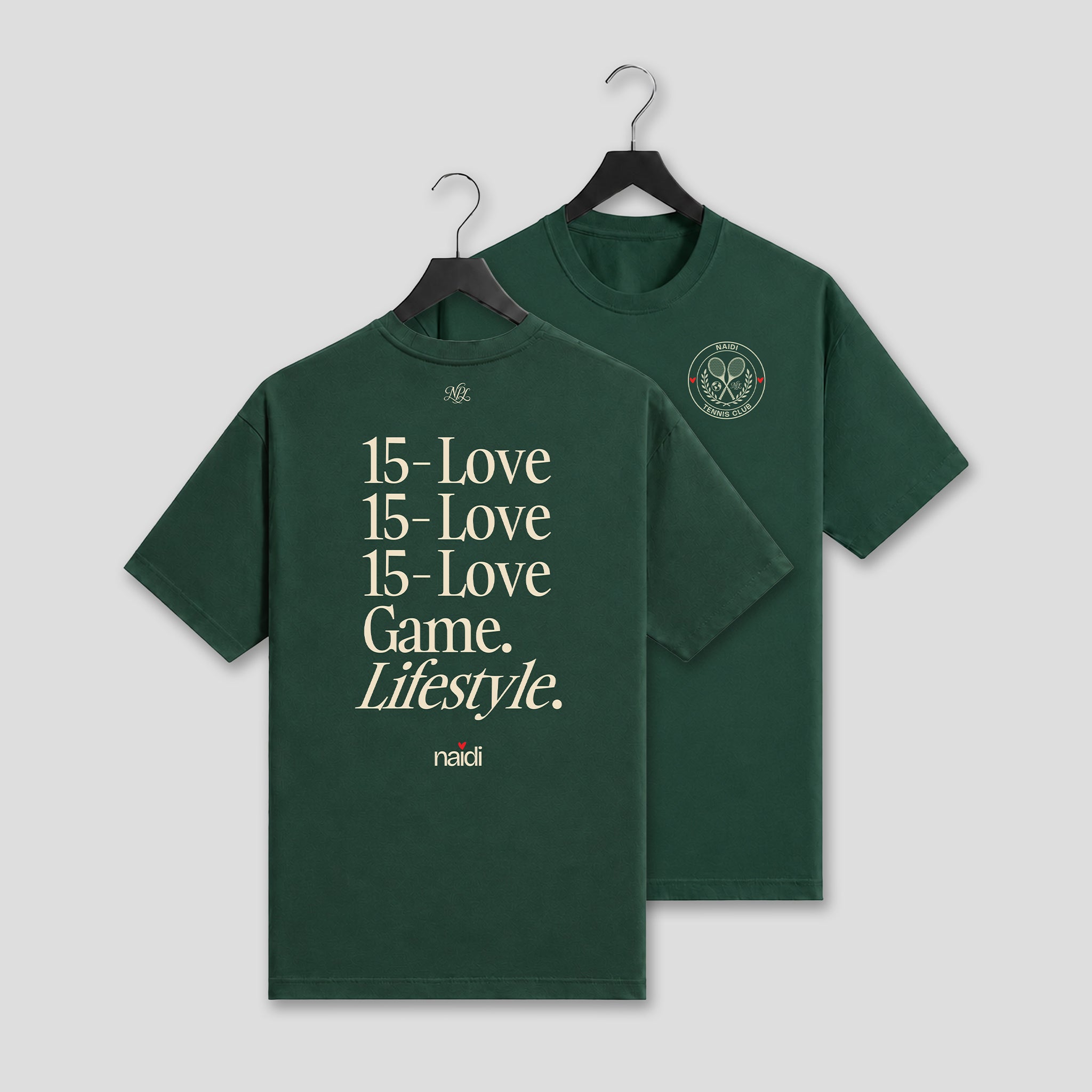 NAIDI Tennis 15 Love Tee