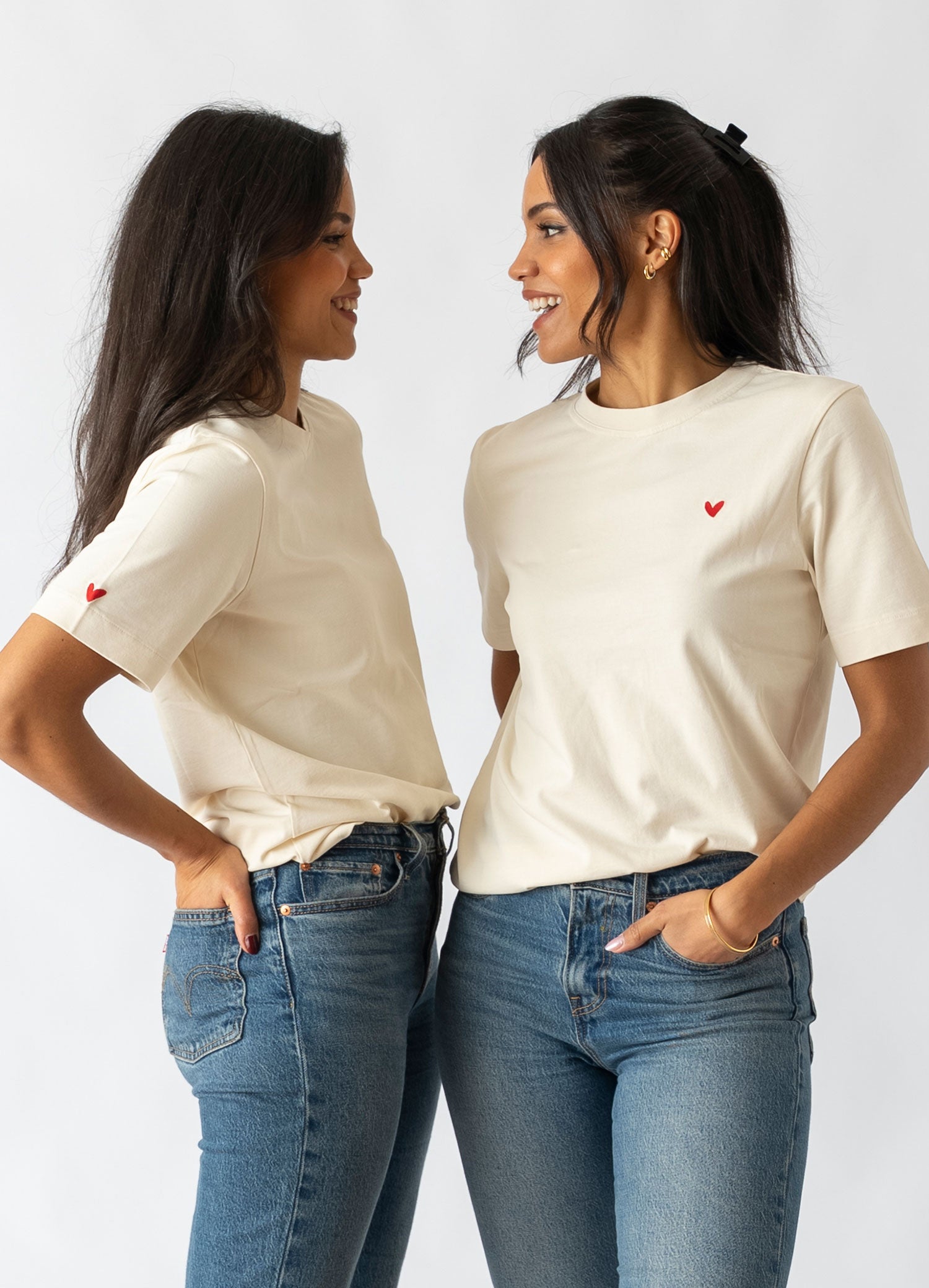 Damen T-Shirt mit Herz Logo (Brust)