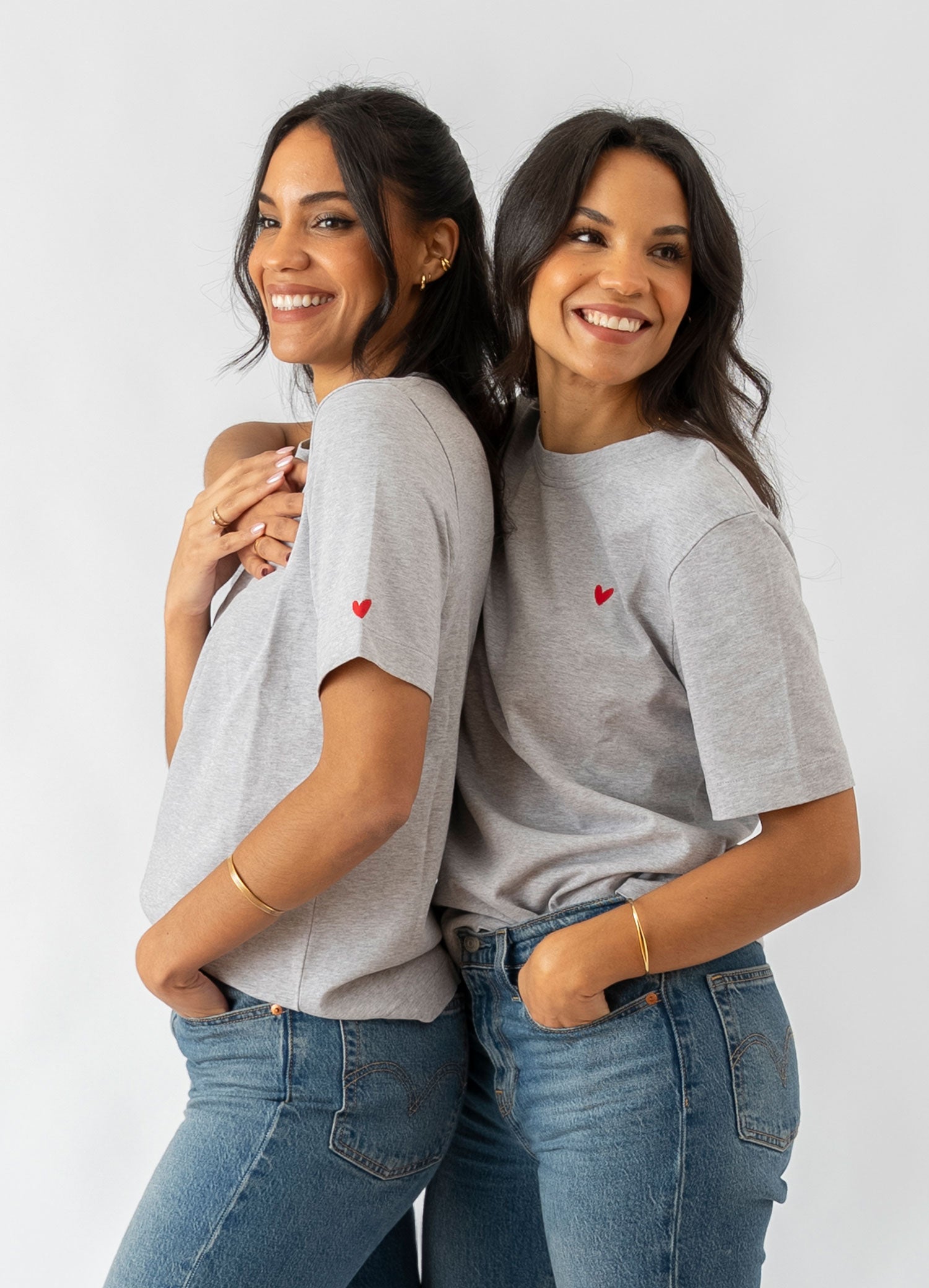 Damen T-Shirt mit Herz Logo (Brust)