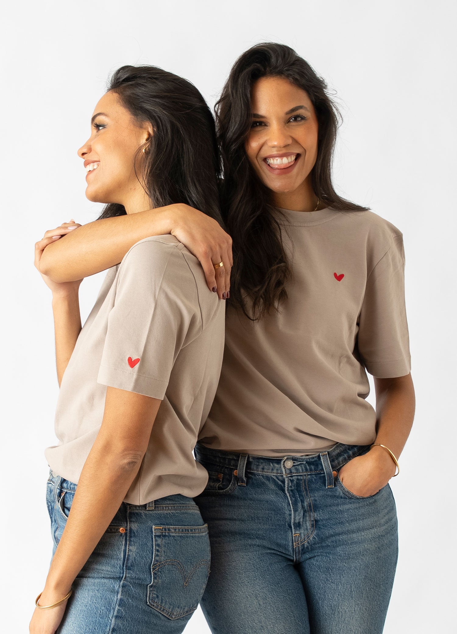 Damen T-Shirt mit Herz Logo (Brust)