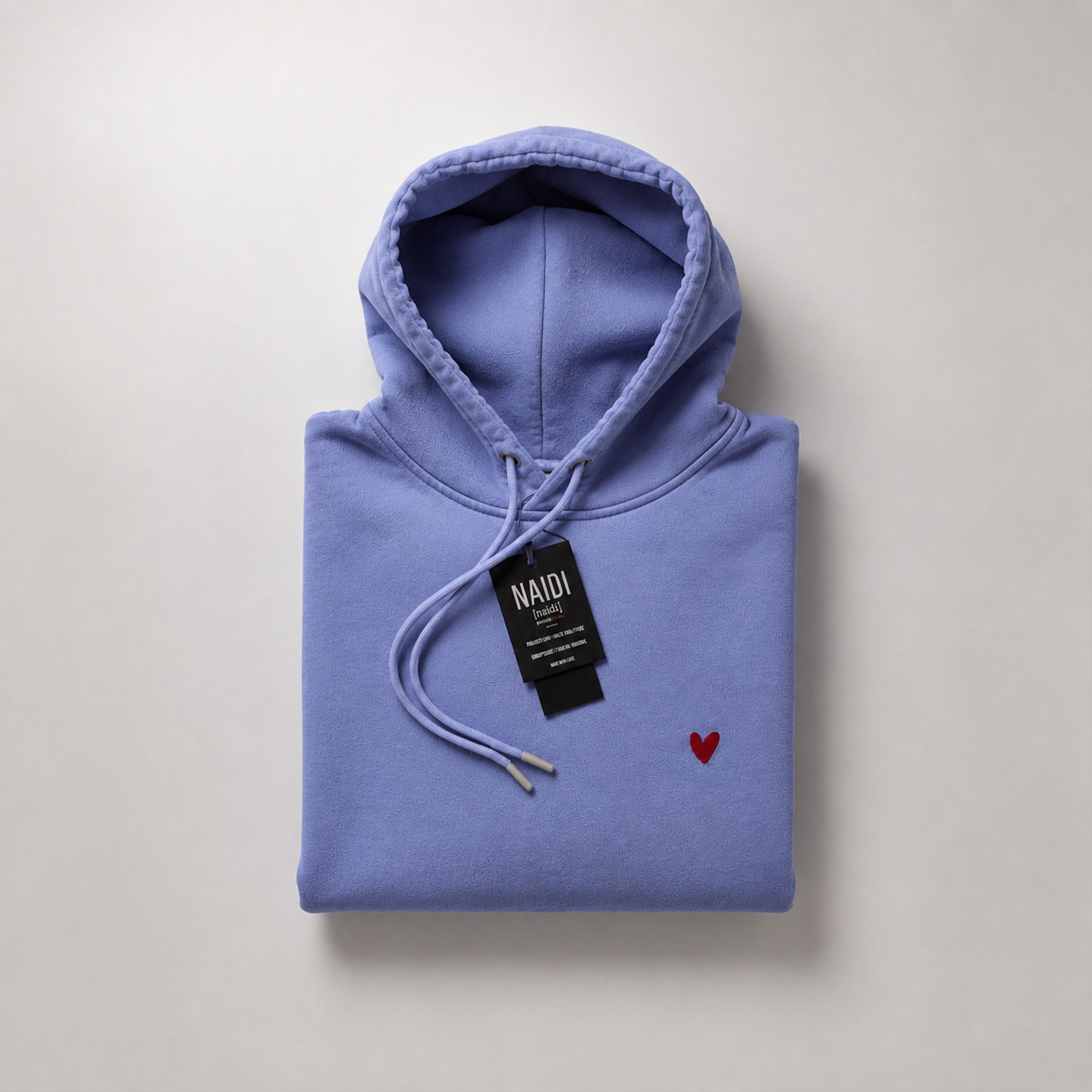 Stone Washed Hoodie mit Herz Logo (limitiert)