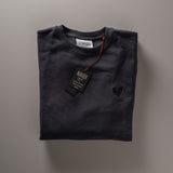 Sweatshirt mit Ton in Ton Herz Logo