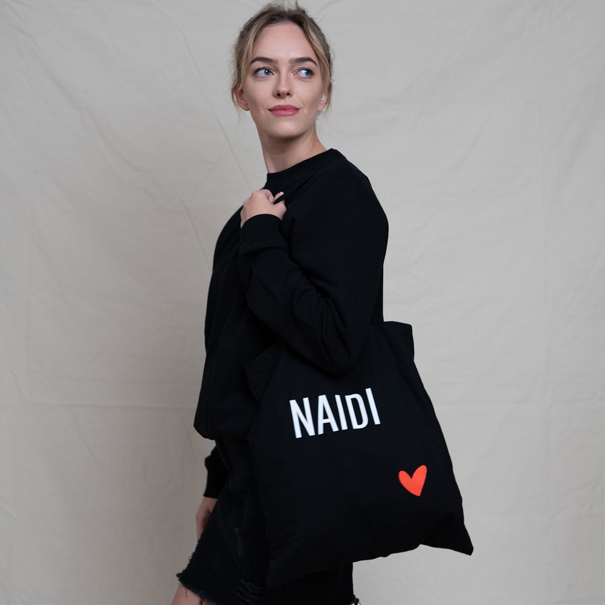 Jute Bag mit Herz Logo