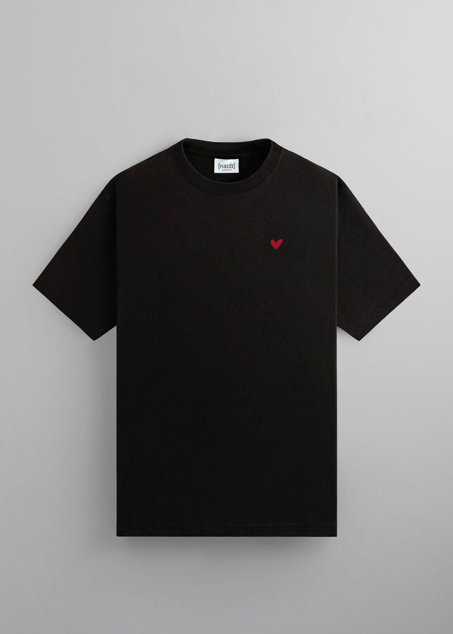 Oversized T-Shirt mit Herz Logo