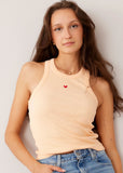 Ripp Top - Geripptes Tanktop - Closed Neck