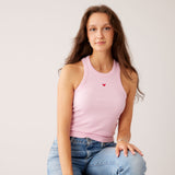 Ripp Top - Geripptes Tanktop - Closed Neck