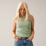 Ripp Top - Geripptes Tanktop - Closed Neck