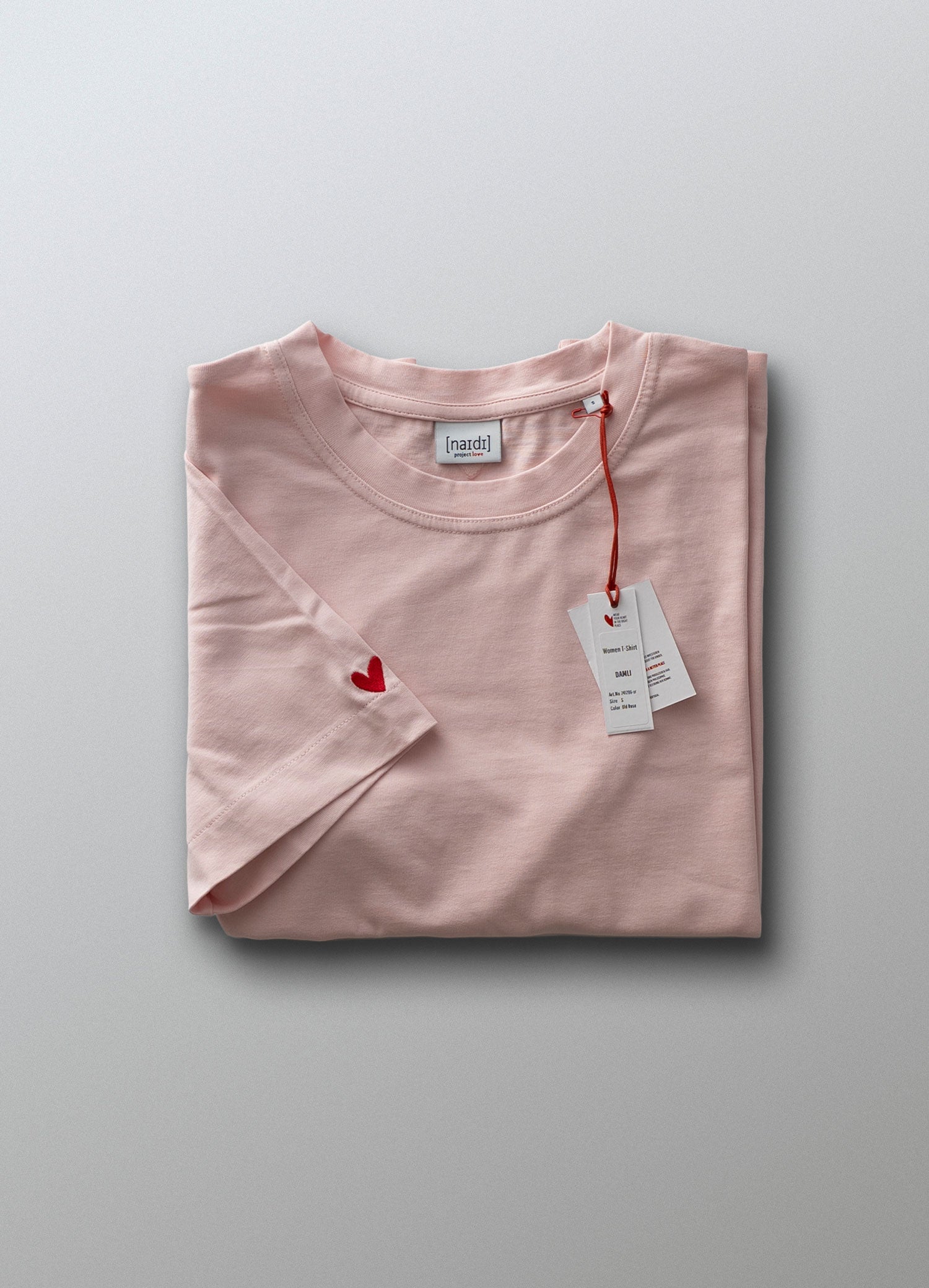 Damen T-Shirt mit Herz Logo (Arm)