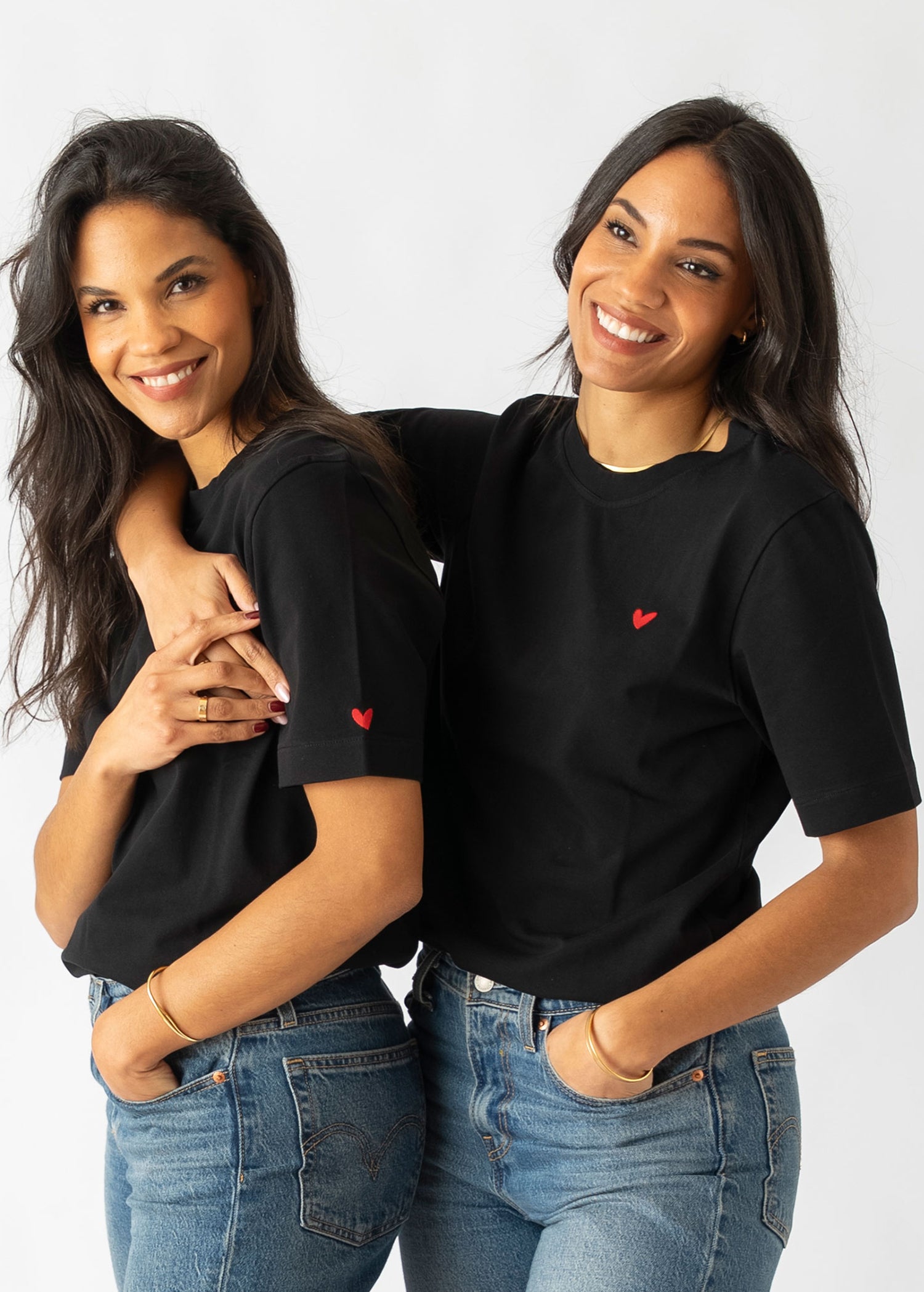 Damen T-Shirt mit Herz Logo (Brust)