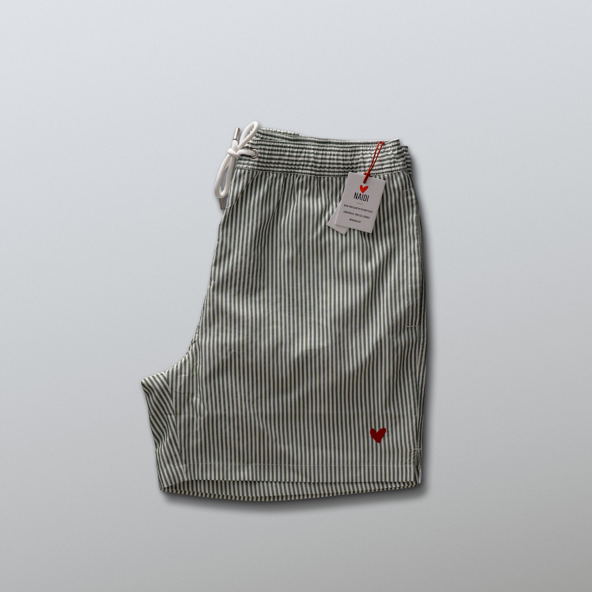 Premium Swim Shorts mit Herz Logo