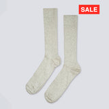 Gerippte Socken aus Baumwolle 'grey'