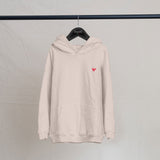 Kinder Hoodie mit rotem Herz Logo