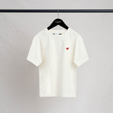 Kinder T-Shirt mit rotem Herz Logo