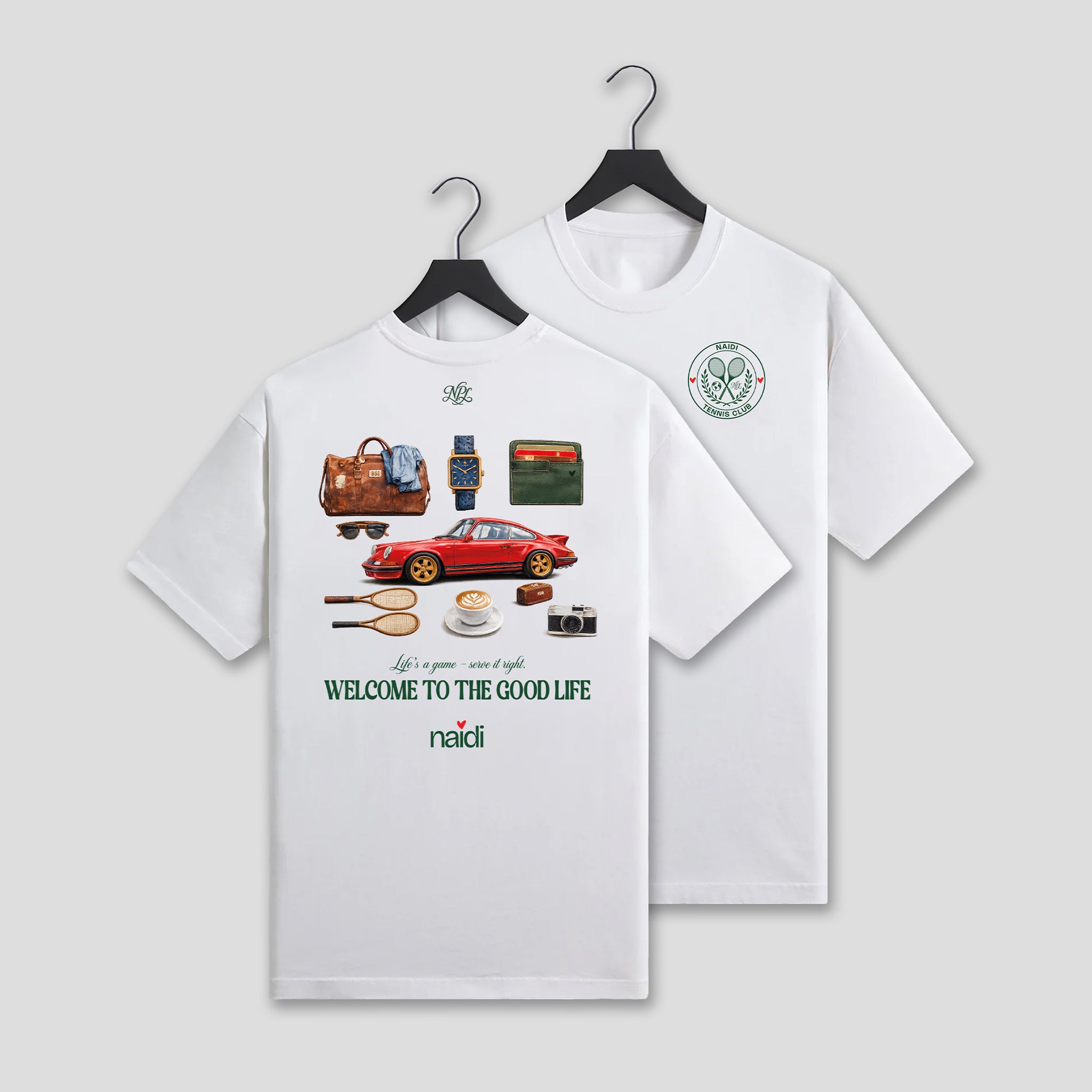 NAIDI Tennis Good Life Tee
