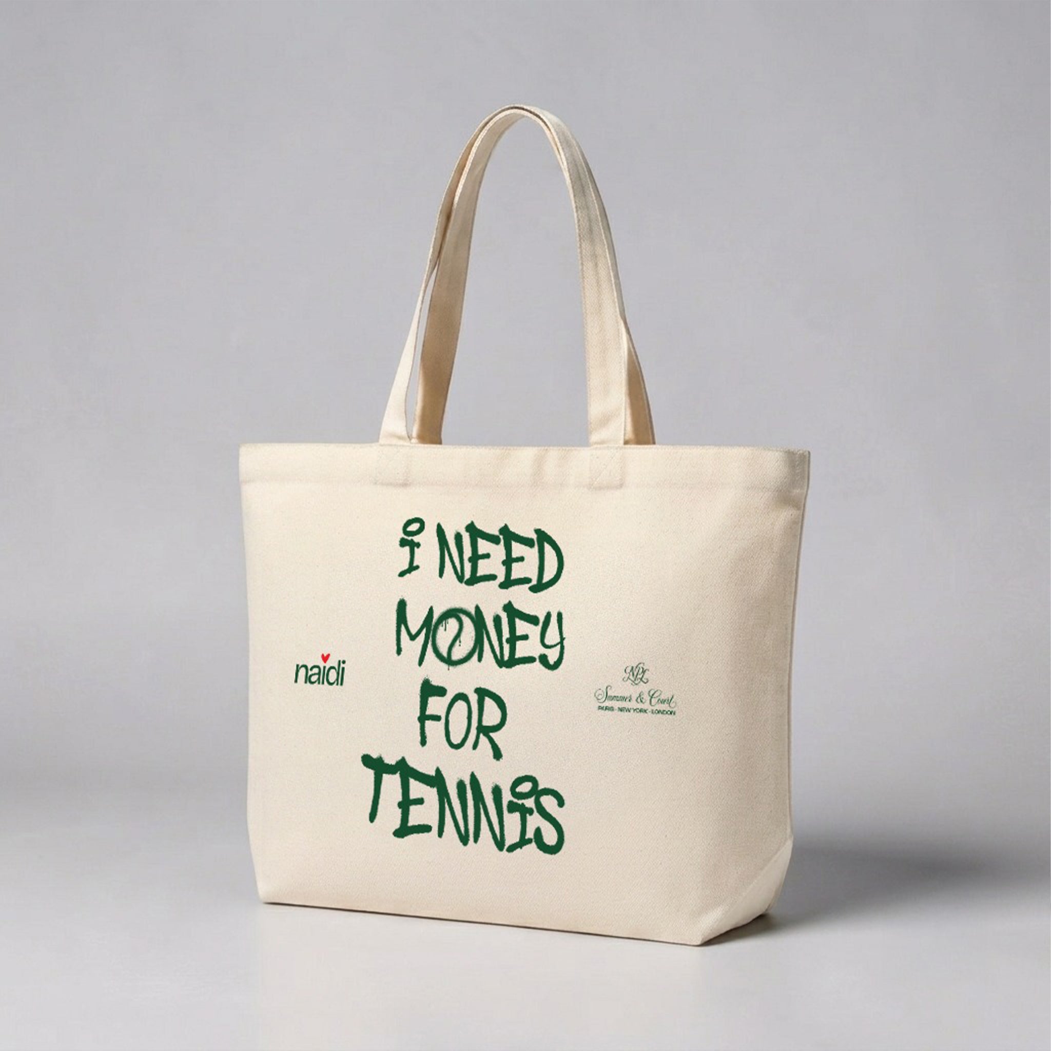 NAIDI Tennis Club Logo Shopping Bag