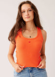 Ripp Top - Geripptes Tanktop - Open Neck