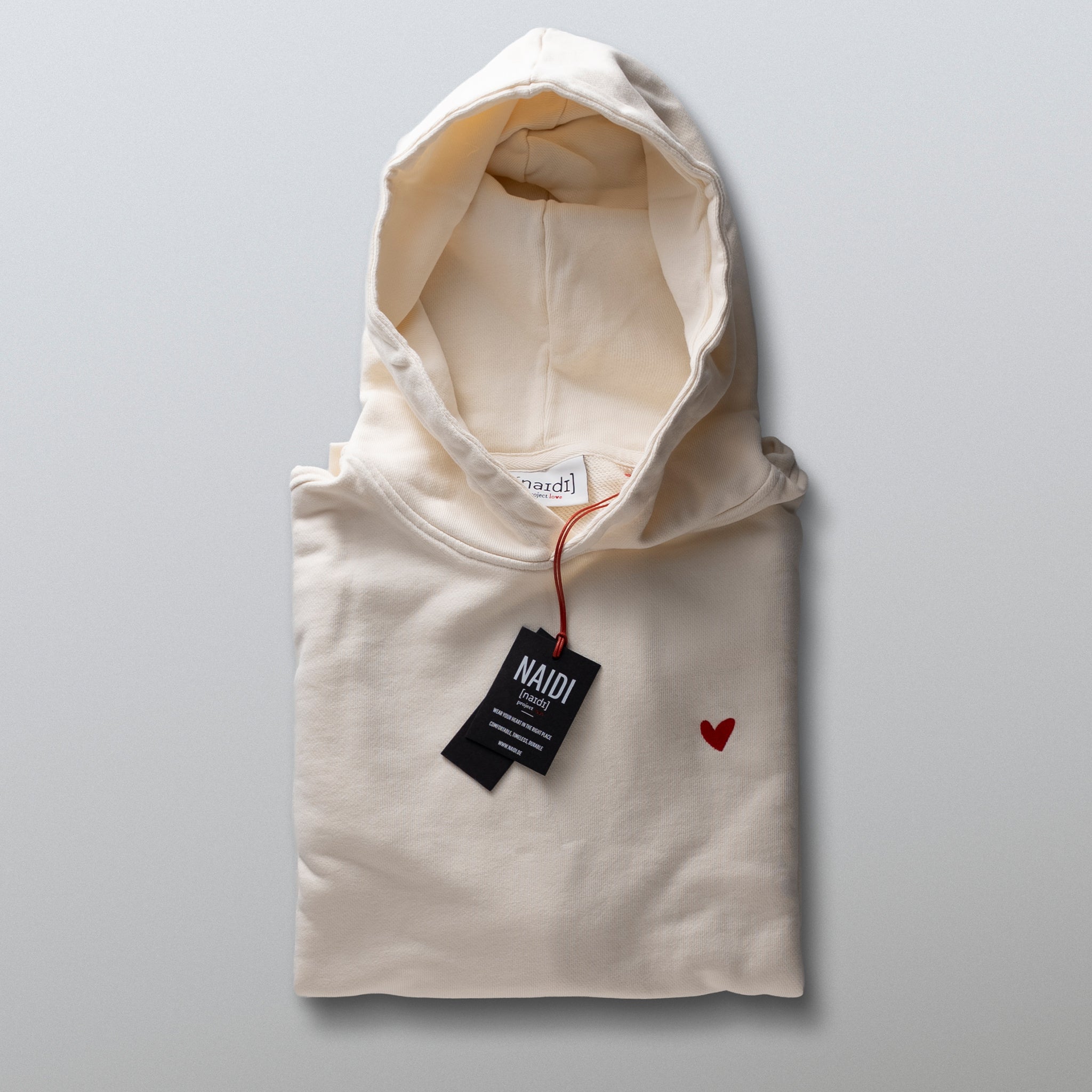 Oversized Hoodie mit Herz Logo