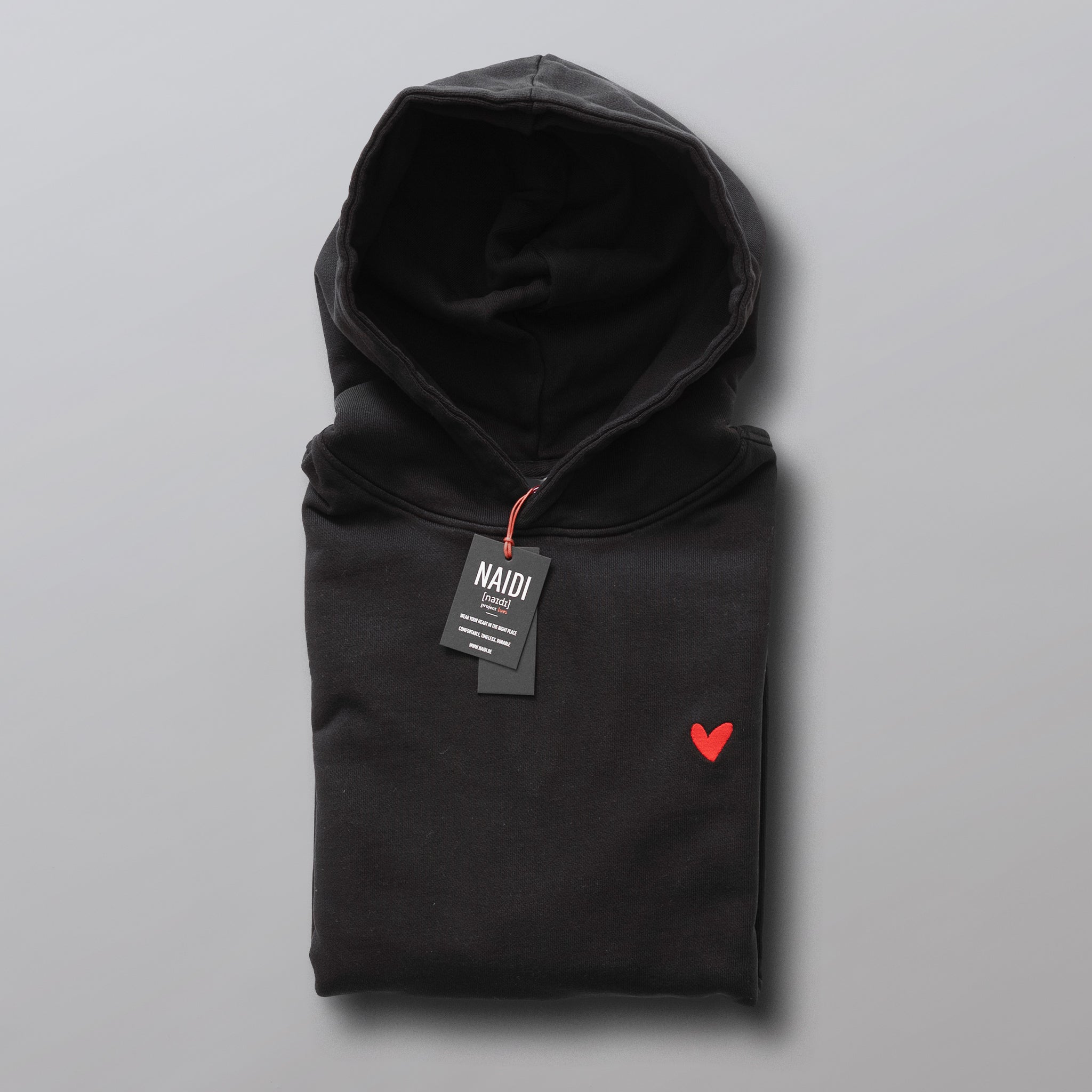 Oversized Hoodie mit Herz Logo