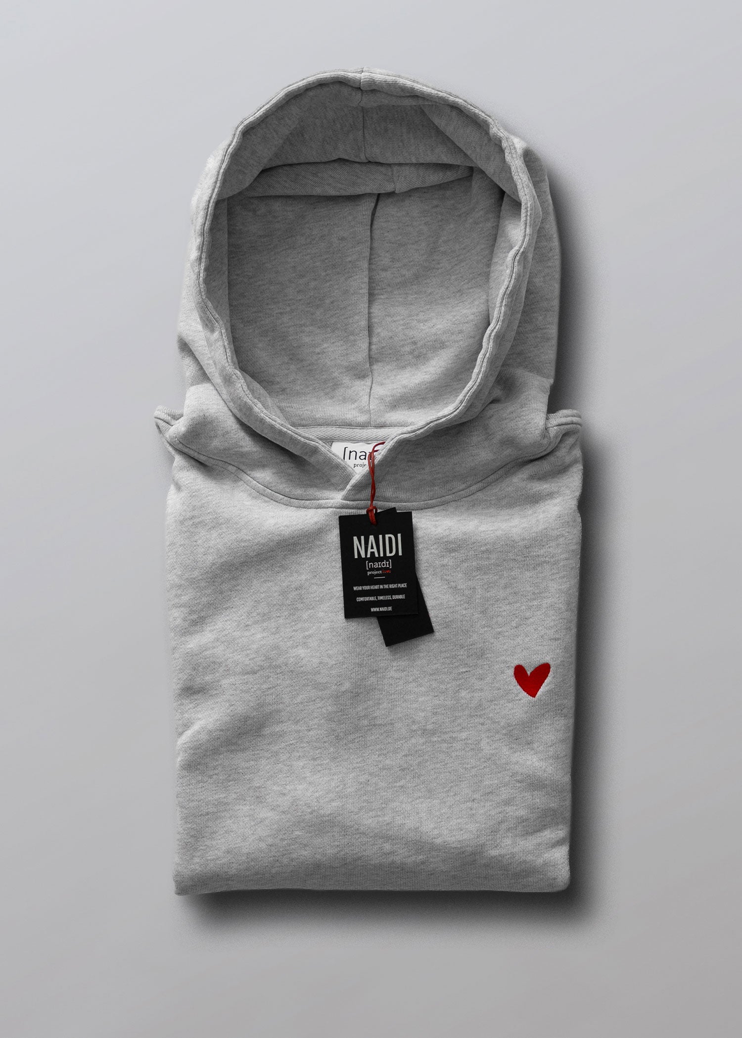 Oversized Hoodie mit Herz Logo