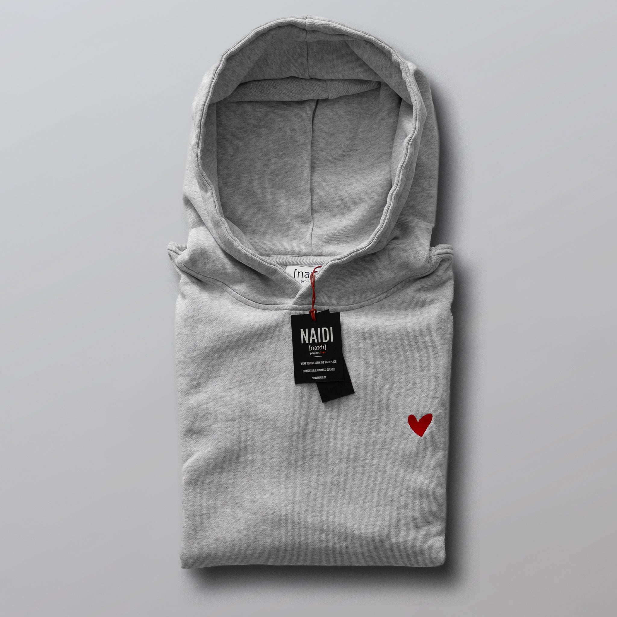 Oversized Hoodie mit Herz Logo