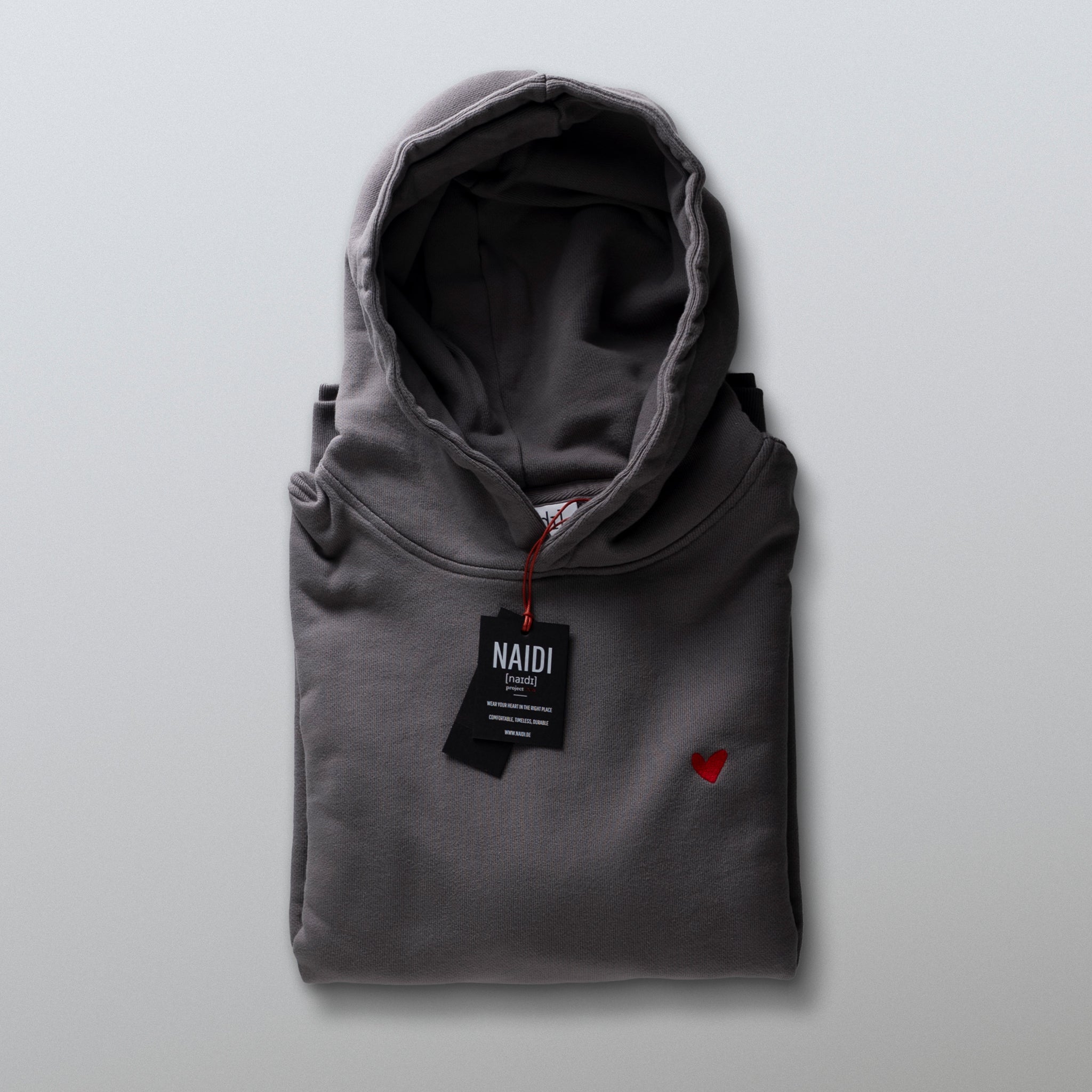 Oversized Hoodie mit Herz Logo