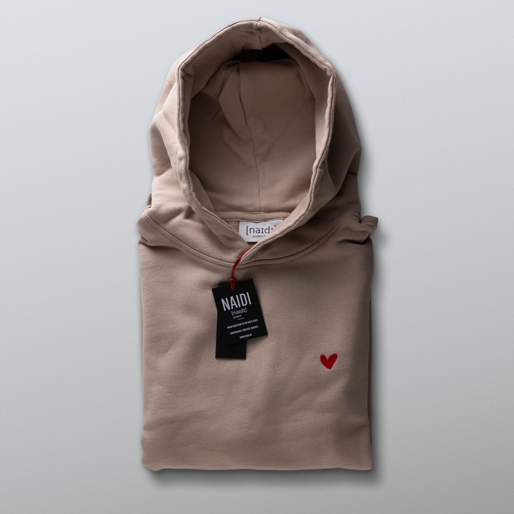 Oversized Hoodie mit Herz Logo
