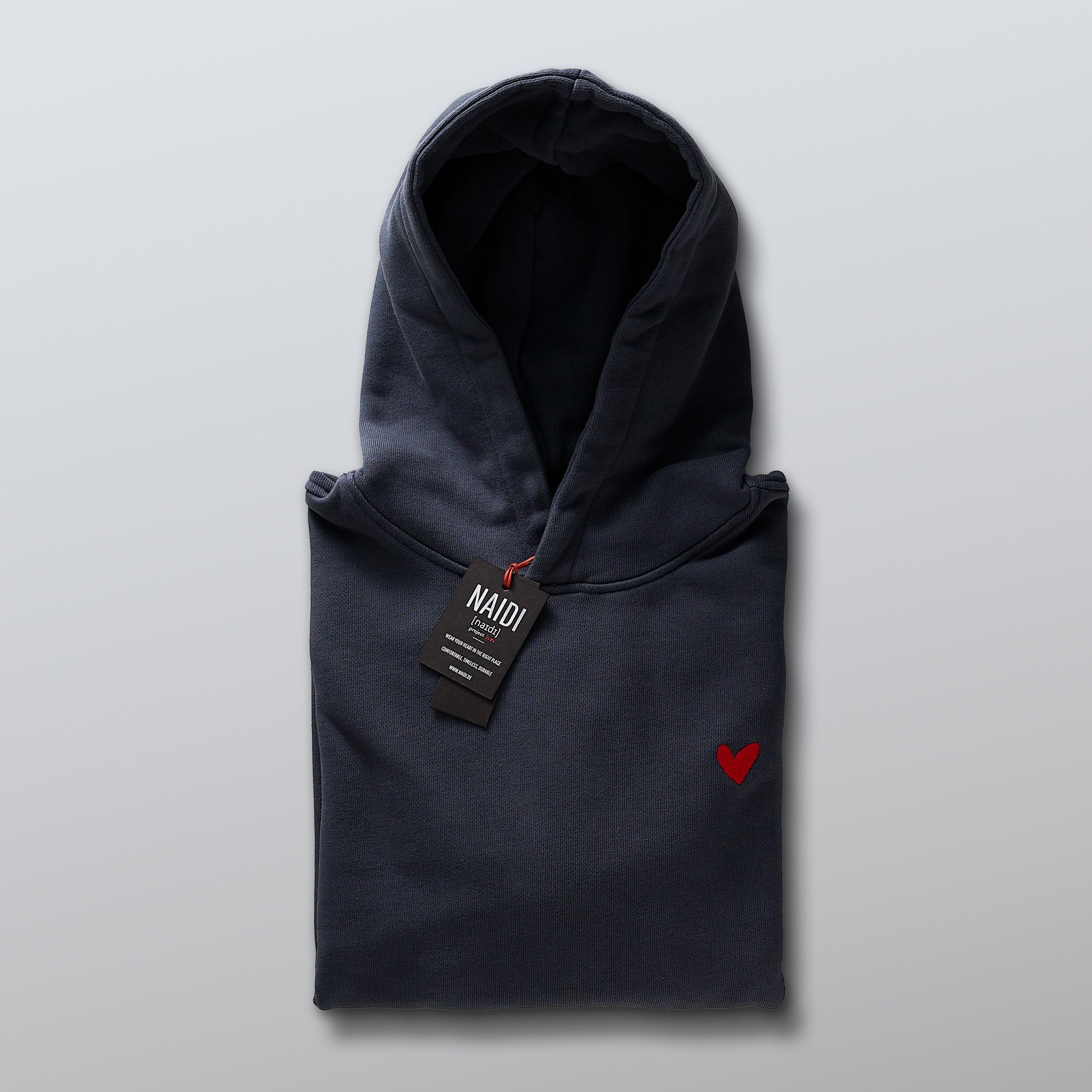 Oversized Hoodie mit Herz Logo