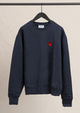 Oversized Sweatshirt mit Herz Logo