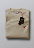 Oversized Sweatshirt mit Herz Logo