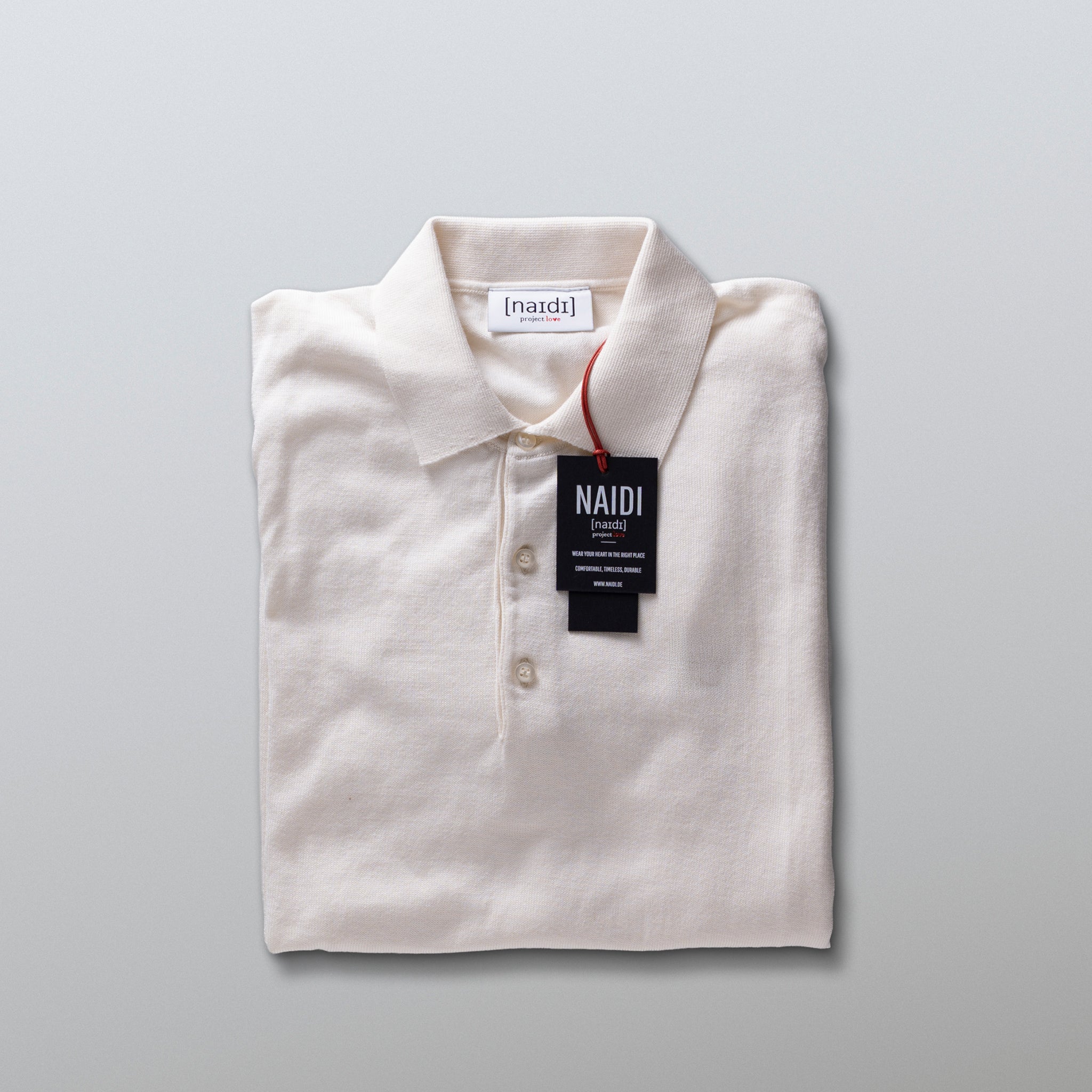 Feinstrick-Poloshirt ohne Logo