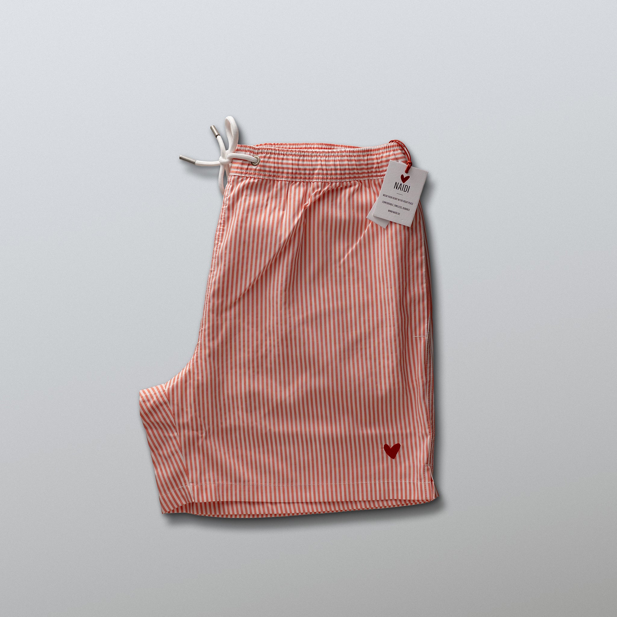Premium Swim Shorts mit Herz Logo