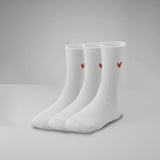 Gerippte Socken mit Logo 3er Pack