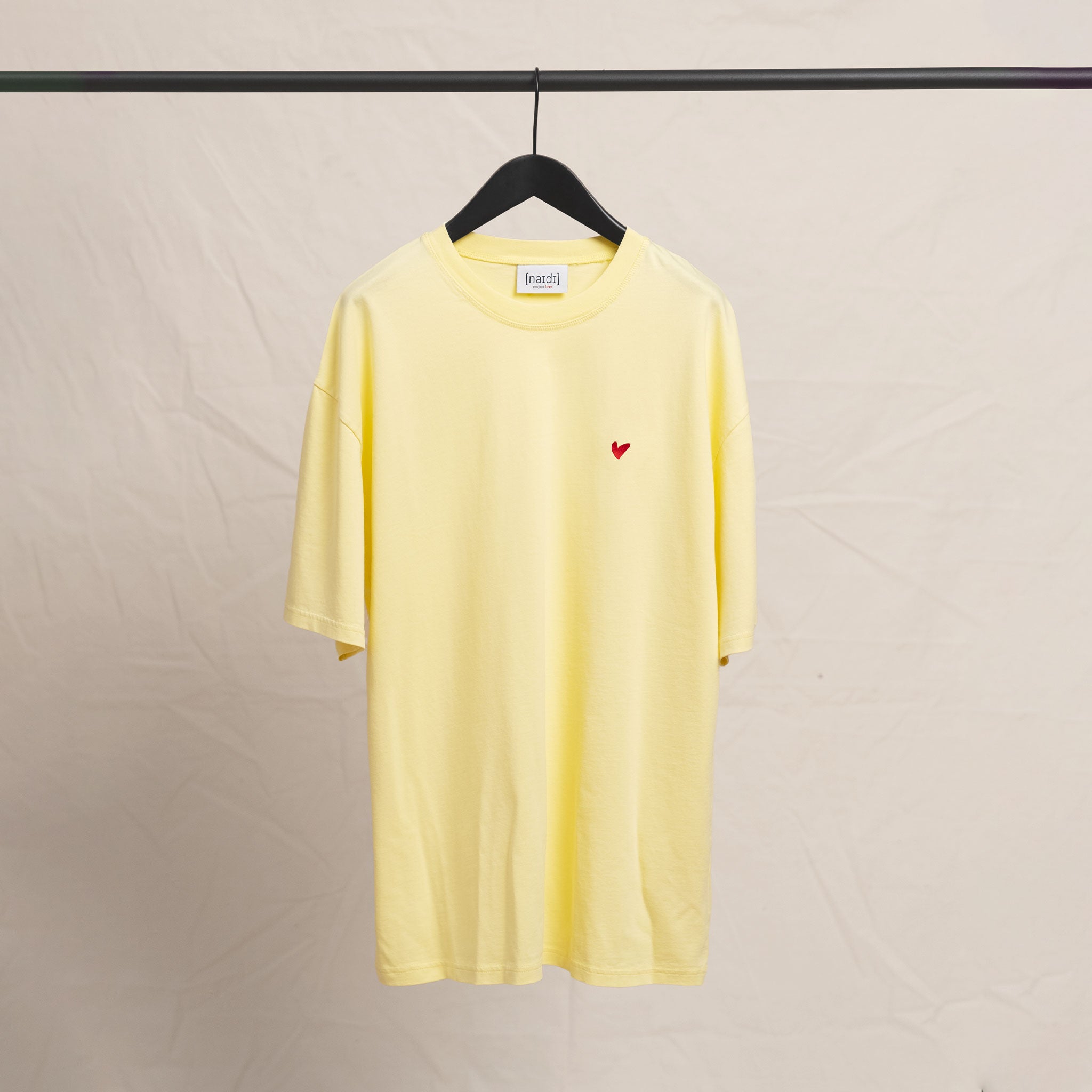 Oversized T-Shirt Light mit Herz Logo