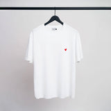 Rundhals T-Shirt mit Herz Logo