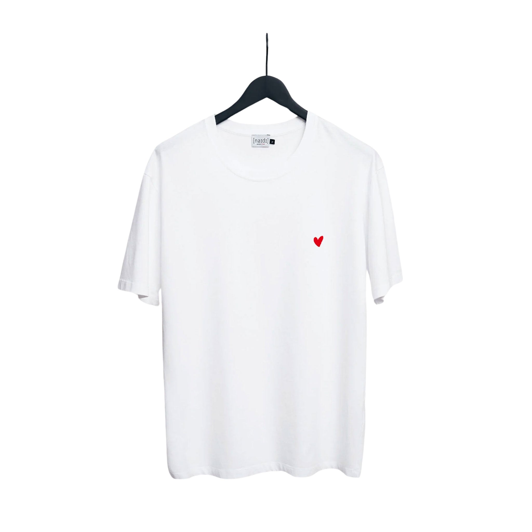 Rundhals T-Shirt mit Herz Logo - Gift