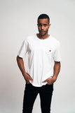 Rundhals T-Shirt mit Herz Logo 'parisian night'