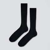 Gerippte Socken aus Baumwolle 'grey'
