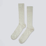 Gerippte Socken aus Baumwolle 'navy'